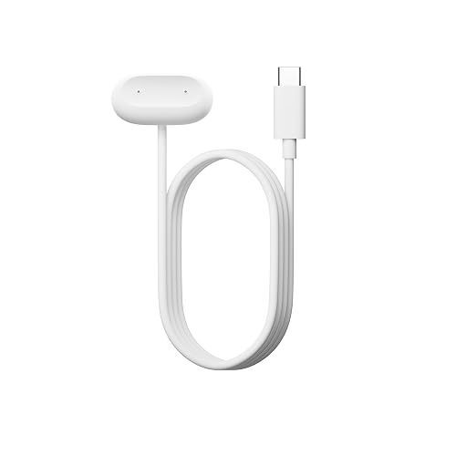 Google Fitbit Air charger with magnetic pod cradle and USB-C cable