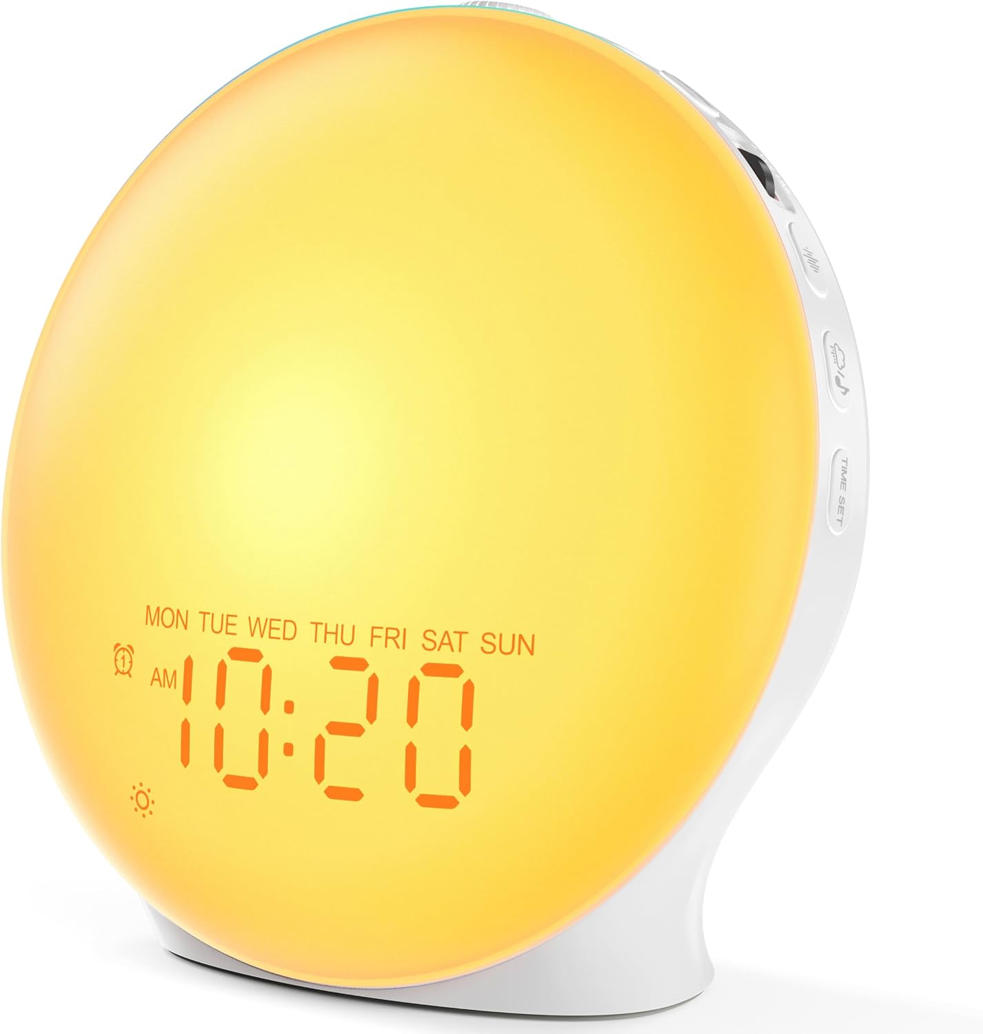 JALL sunrise alarm clock with wake-up light and white noise machine