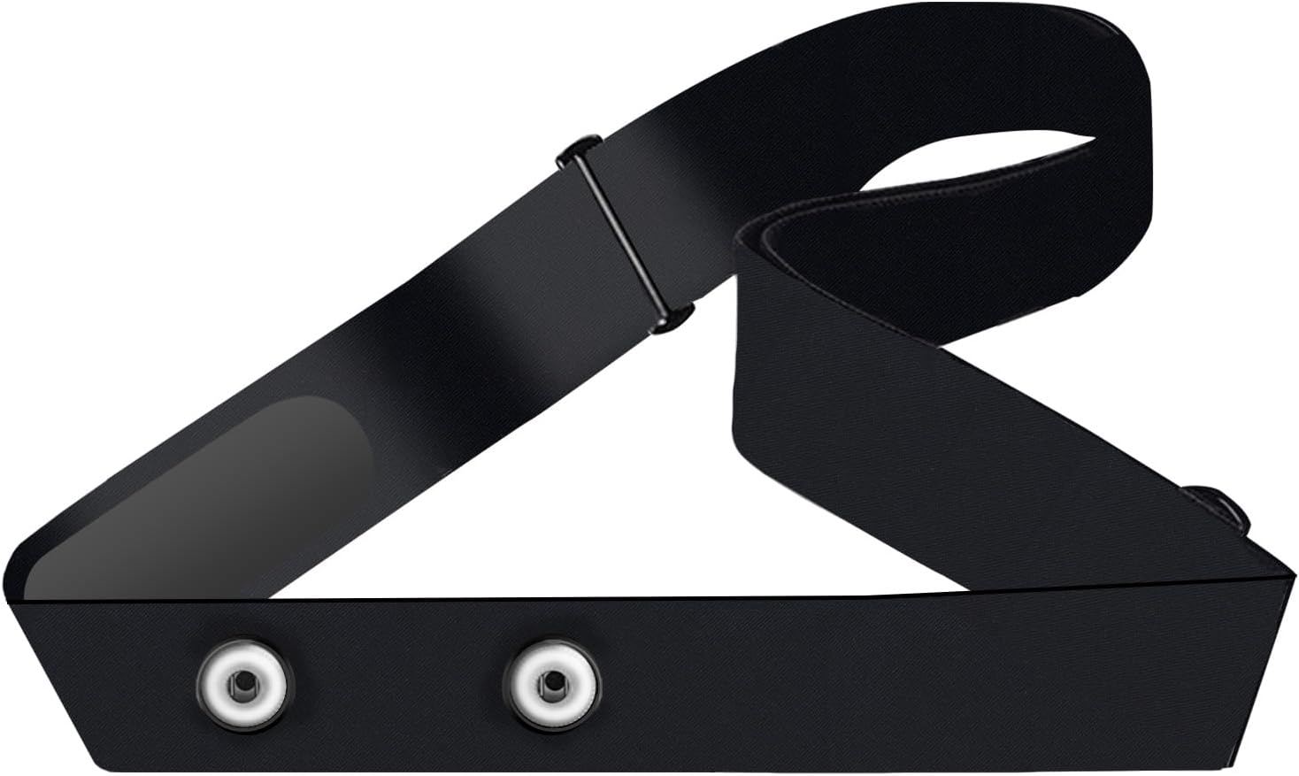 Third-party snap-style replacement chest strap compatible with Polar H10, H9 and H7 sensors