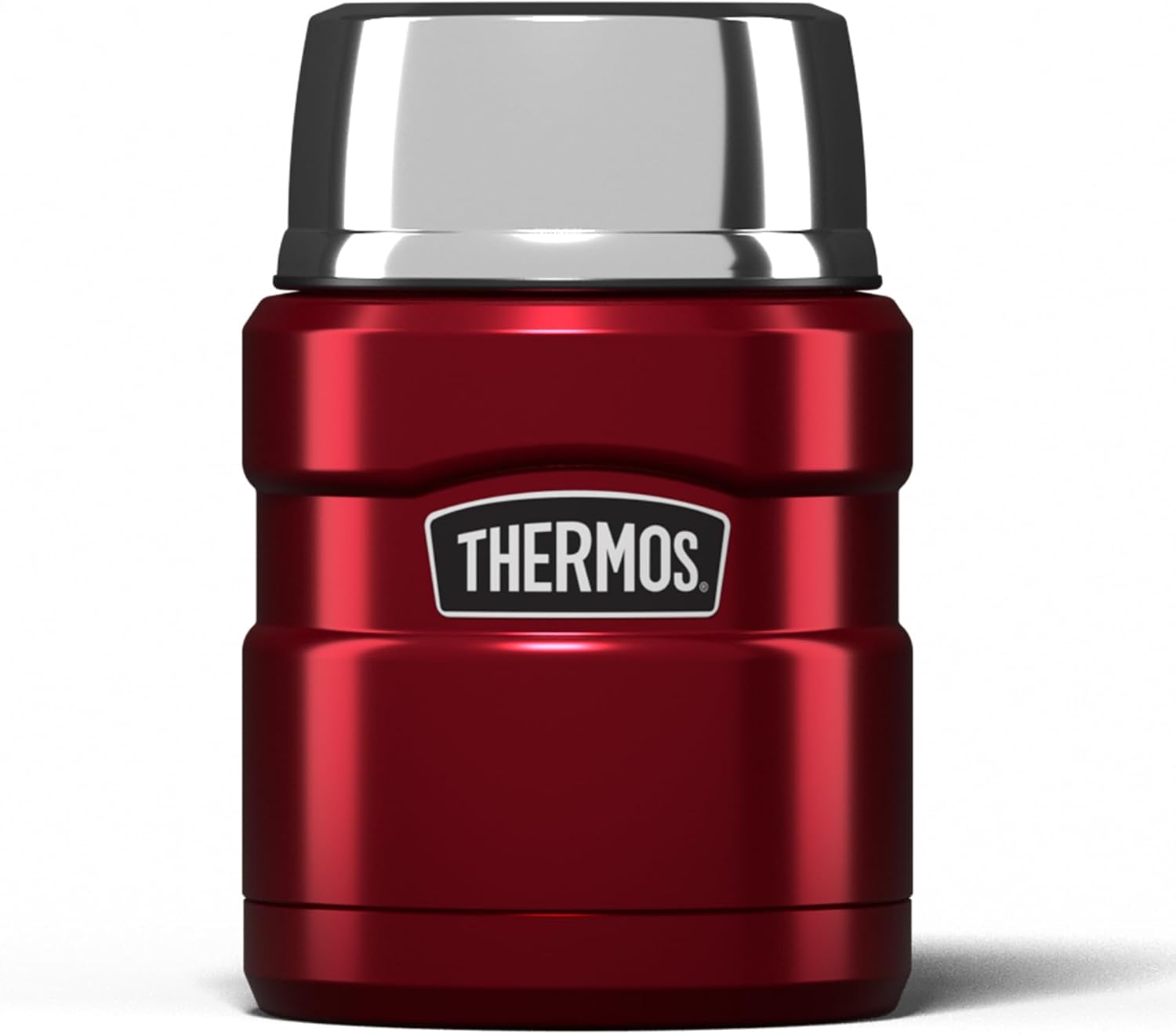 Thermos Stainless King Food Jar, 16oz, Matte Red